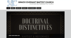 Desktop Screenshot of gracecovenantbaptist.org