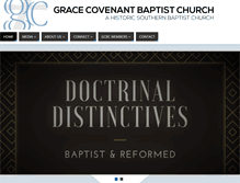 Tablet Screenshot of gracecovenantbaptist.org